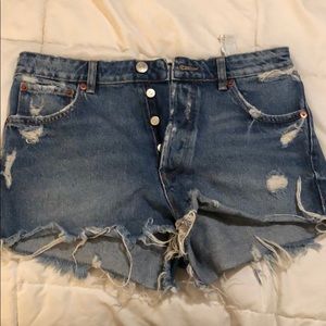 Zara denim shorts
